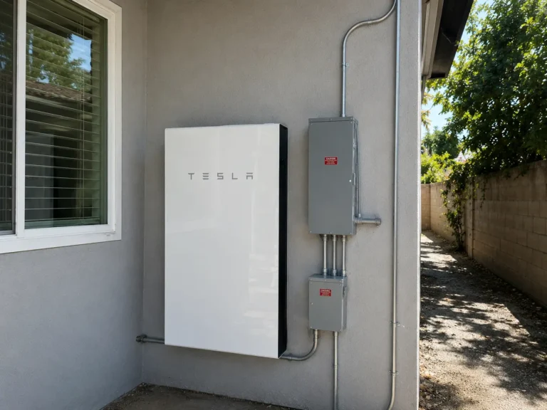 residential tesla power wall installation - quantum thunder